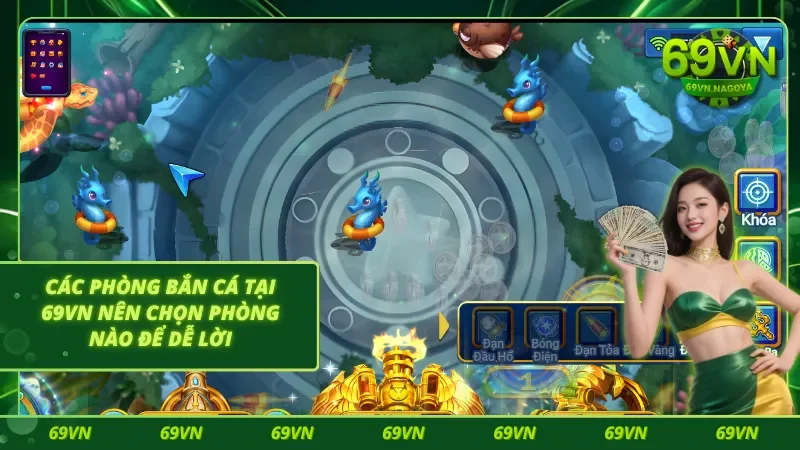 Chọn phòng Bắn cá 69VN phù hợp để tối ưu lợi nhuận
