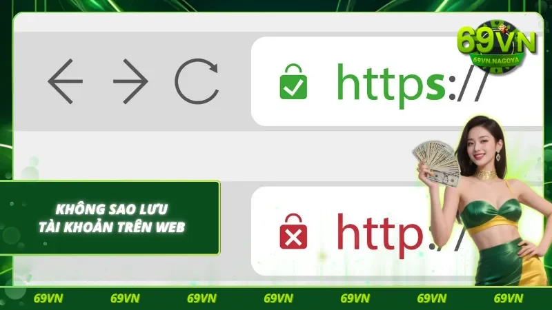 Nói không với sao lưu tài khoản trên website chung