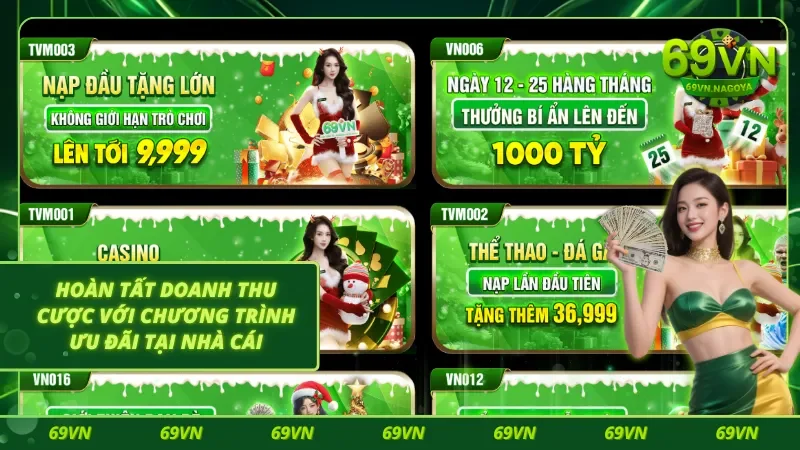 Đảm bảo doanh thu cược hoàn tất tại sự kiện miễn mãi