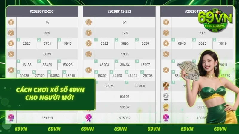 Hướng dẫn người chơi mới thao tác chốt số online 